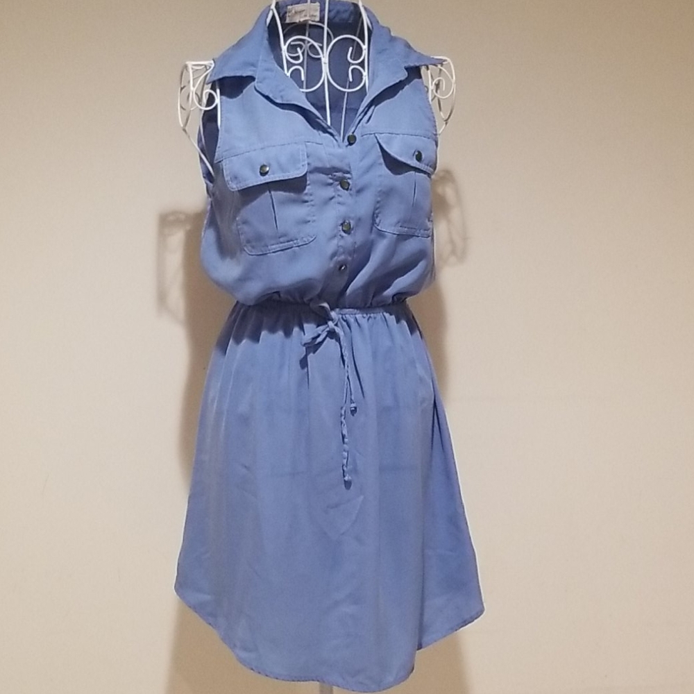 BeBop Blue Dress, Size Small
